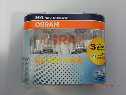 LAMPARA H4 60/55W OSRAM ULTRALIFE