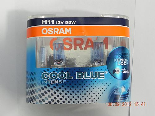 LAMPARA H11 OSRAM COOL BLUE INTENSE 4200K