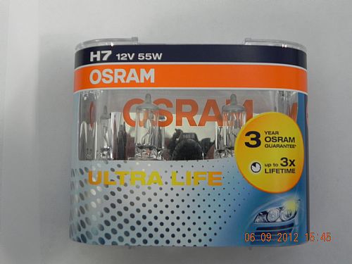 LAMPARA H7 55W OSRAM ULTRALIFE