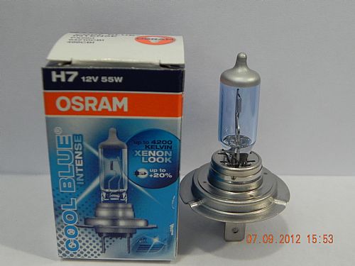 LAMPARA H7 55W OSRAM COOL BLUE INTENSE 4200K